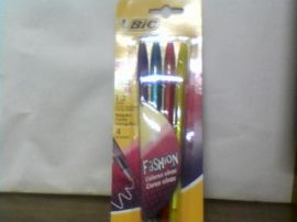 P.R.F.B.RCIA.G.BOLIGRAFO BIC FASHION COLOR X4 BLISTER (152168/902473)