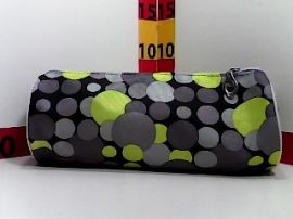 CARTUCHERA TUBO TELA CIRCULOS (217072)