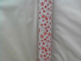 CARTULINA FANTASIA ESTRELLAS ROJO (ALFA) (042020)