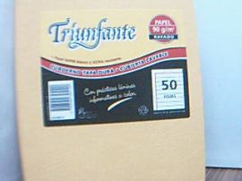 P.VA.CUADERNO X50 HJS RAYADAS T/C ARAÑA AMARILLO TRIUNFANTE (325120)