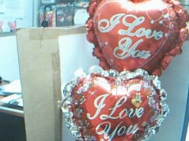 GLOBO CORAZON CON PORTA GLOBO X1 CH  C-462-14-5/02730