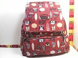 MOCHILA DE TELA ESTMP.BUHO LONTON  CH (900797)