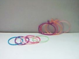 PULSERA FLUO  SILICONA X5  (872638)CH