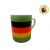 "P.R" JARRO MUG  CERAMICA RAYAS MULTICOLORES 10CM FLUSS (BLC259/965113)