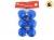 "P.C1.C2"GLOBO N° 5 X6 AZUL CON BRILLO NAVIDEÑO FLUSS (BX-0028/700282)