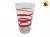 VASO DE VIDRIO TANGO ESPIRAL  ROJO 400CC DURAX (411193)