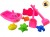 SET PLAYA BARCO+CASTILLO+PALA+RASTRILLO+4 MOLDES CHICHES (308/993086)