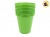 (P.R.G.C1.C2.F.B.RCIA)VASO GASEOSA VERDE CLARO 180 CC X10 (78643) PLASTICO SAN ANDRES 