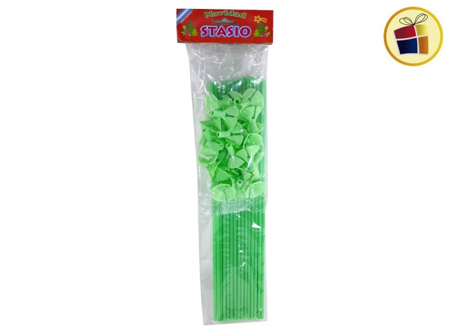 (P.R.G.C1.C2.)PORTA GLOBO X 25UN. VERDE PASTEL (008119-PV-81198) ZABAWA