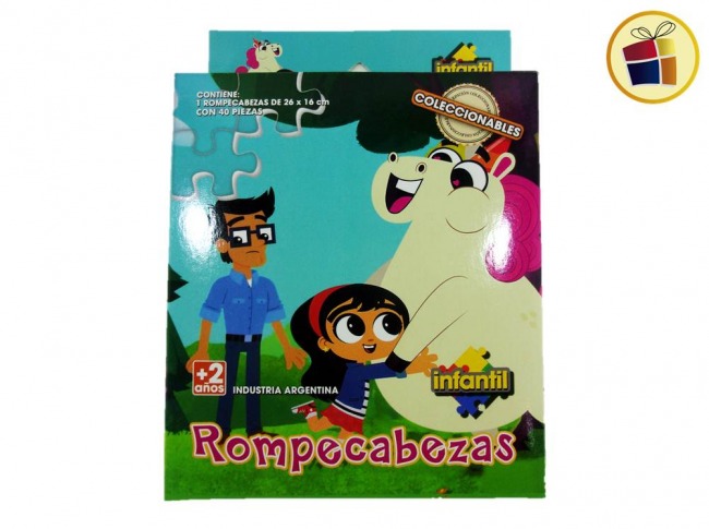 ROMPECABEZA  INFANTIL 40 PCS 26X16CM CAJA GUERCIO (874669)