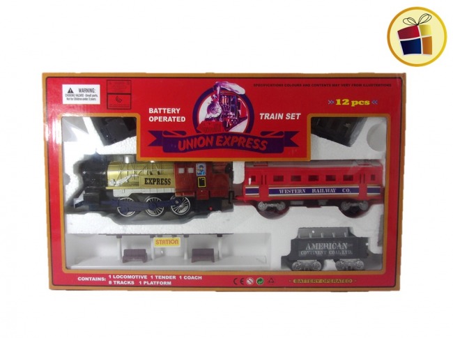 N22 TREN C/ACCESORIOS A PILA EN CAJA VISORA FLUSS (726-3/068843)