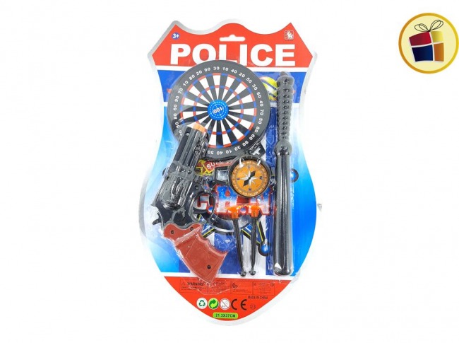 N22 SET POLICIAL 5 PCS BLISTER FLUSS (23-3/100509)