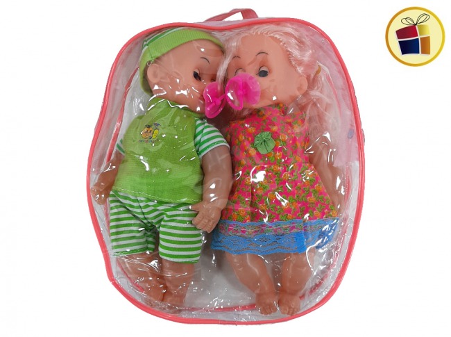 "O.F"N22 BEBOTES X2 ROPITA CHUPETE BOLSA CIERRE 25CM FLUSS (NW13-45/100738)