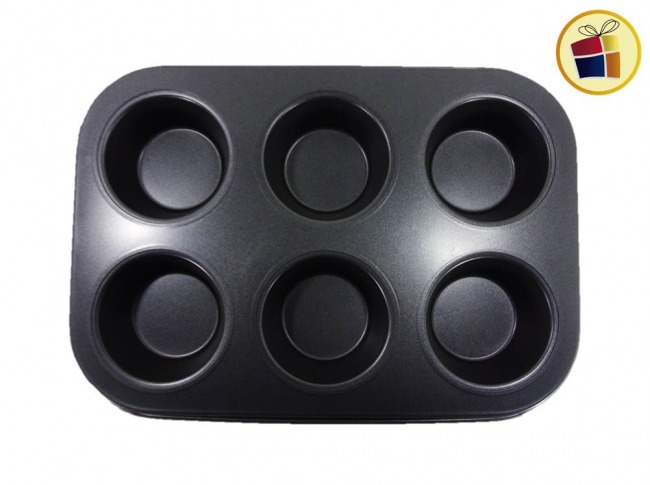 MOLDE PARA MUFFING ANTIADHERNTE X6 (21513-12/62112) EL REY DEL BOSQUE 