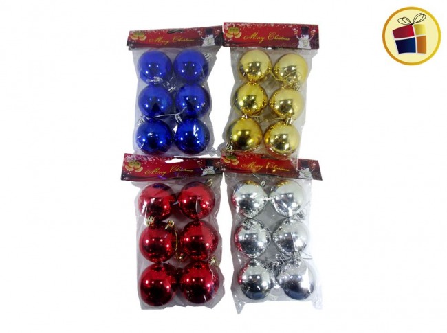 GLOBO N°6 METALIZADO LISO X6 FLUSS (BX-0030/BX-0029/BX-0031/BX-0032/700305)