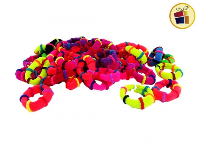 SET DE GOGO CHICA FLUOR ( HAIR-ELASTICS) CH (821565)
