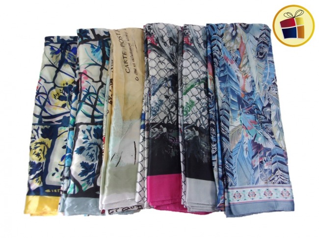 CHALINA DAMA SEDA/RAZO ESTAMPA SURTIDA (00274) 