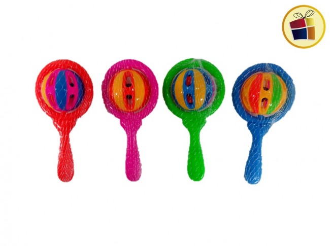 SONAJERO MARACA EN RED 9X17CM SEBIGUS (51137/141-5/237920)