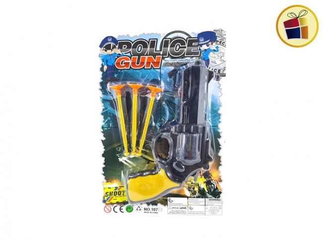 N22 REVOLVER LANZA DARDOS BLISTER FLUSS (107-1/592614)