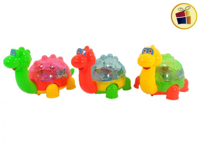 NEW TORTUGAS CON LUZ A CUERDA  EN BOLSA 17CM ATHAND (560038/868D)