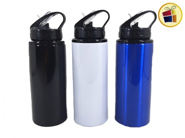 BOTELLA DEPORTIVA ALUMINIO COLOR PICO ACRILICO 20 CM CALPRO (509517/D468-18-9/NS250951/529111)