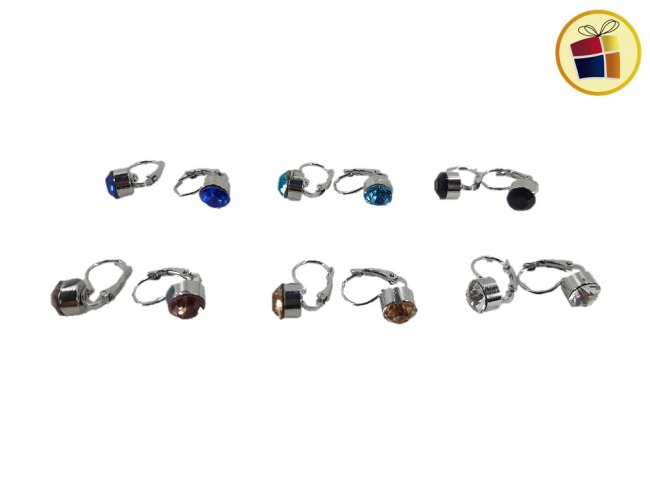 (DES 30) ARO COLGANTE CON STRASS GRANDE COLOR (CV) (89066)