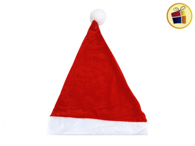 GORRO NAVIDEÑO PAPA NOEL 37CM BRILLOSO ATHAND (C445-15-4/450132)