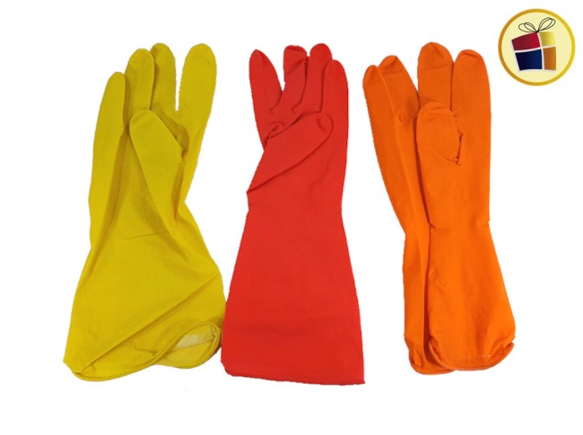 GUANTES DE GOMA  LAVAPLATOS  POKA (160812/517615/NS257436)