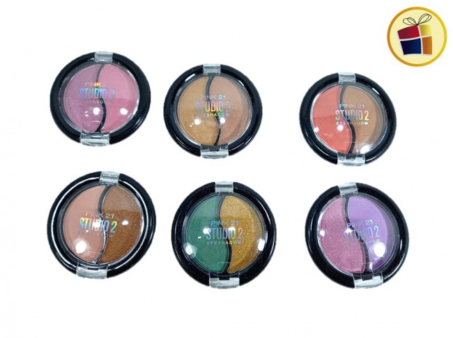 (DES 50)SOMBRA DUO P/OJOS STUDIO X2 PINK 21 (719609/CS1960)