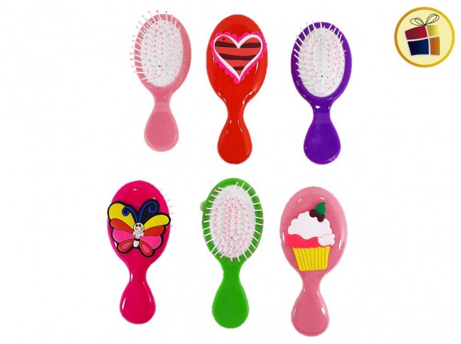 CEPILLO PARA CABELLO INFANTIL CON APLIQUE CHICO (70890/HB94353)