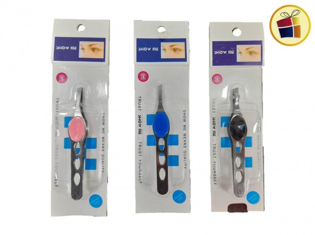 PINZA DE DEPILAR METAL BLISTER (135393/HB92149)