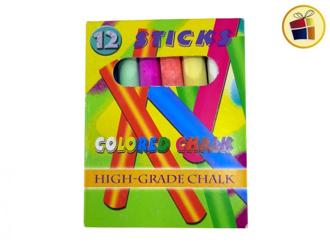 TIZAS DE COLOR X12 EN CAJA ATHAND (041051/961267)