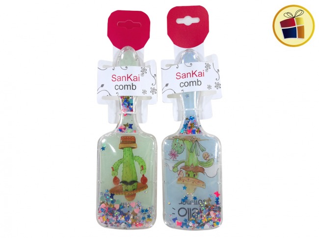 CEPILLO CABELLO CUADRADO ACRILICO INFANTIL (76995/05-22-27)