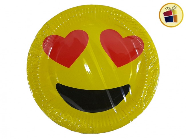 PLATO EMOJI GRANDE X10 (NS039878/98785)