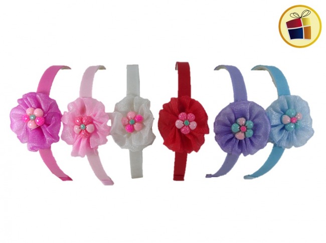 (OFERTA FINAL)VINCHA FORRADA FLOR GASA CON APLIQUE CH (450244)