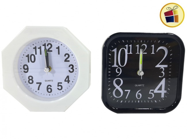 RELOJ DESPERTADOR SURTIDO MODELOS 10CM JAISPUR (50216/50217/502172)