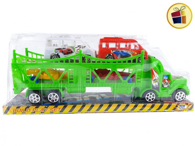 N22 CAMION +2 CAMIONETAS+2 AUTOS 28CM BURBUJA SEBIGUS (53217/074870)