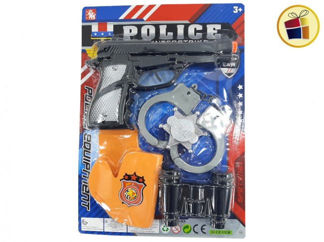 SET POLICIA  X5 PCS BLISTER SEBIGUS (52187/200188)
