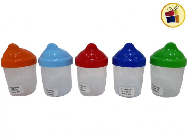 VASO PLASTICO ANTIDERRAME IRROMPIBLE CON MEDIDAS DIF PLAST 13CM (330/489385)