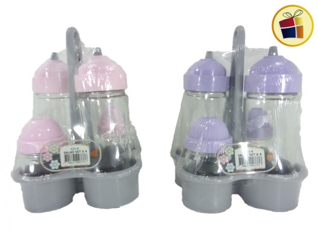 ESPECIERO DE VIDRIO ALEGRA X4 DAYSAL (003376/OXC31-4XS3)