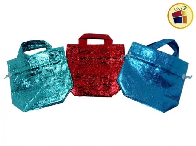 BOLSA SATINADA CON MANIJA Y CORDON CH (124400)