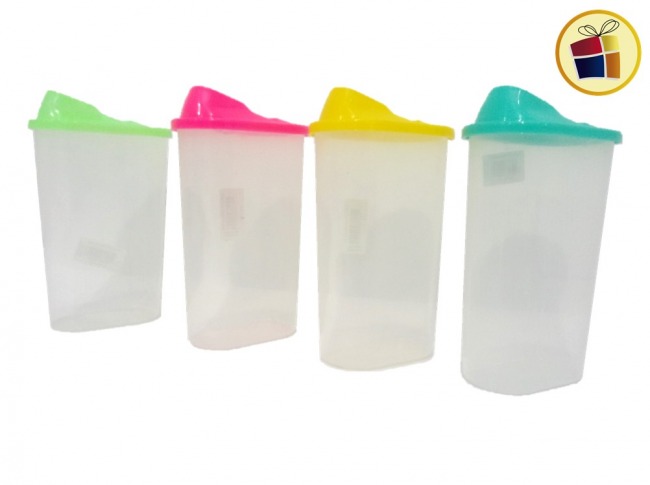 VERTEDOR PLASTICO TAPA COLOR YERBA - AZUCAR 500 G TREBOL (0101/000217)