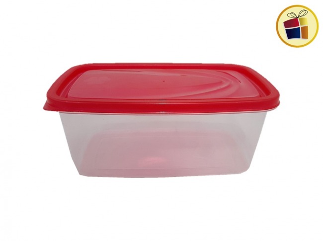 HERMETICO RECTANGULAR 1650 CC 13 X 21 X 9 TREBOL (0403/013026)