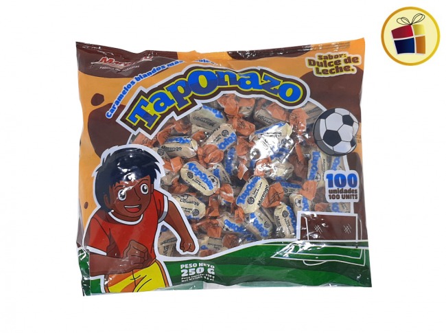 (P.C1.C2.)MASTICABLE TAPONAZO DULCE DE LECHE X100 UND (03402/22520) GOLOSO