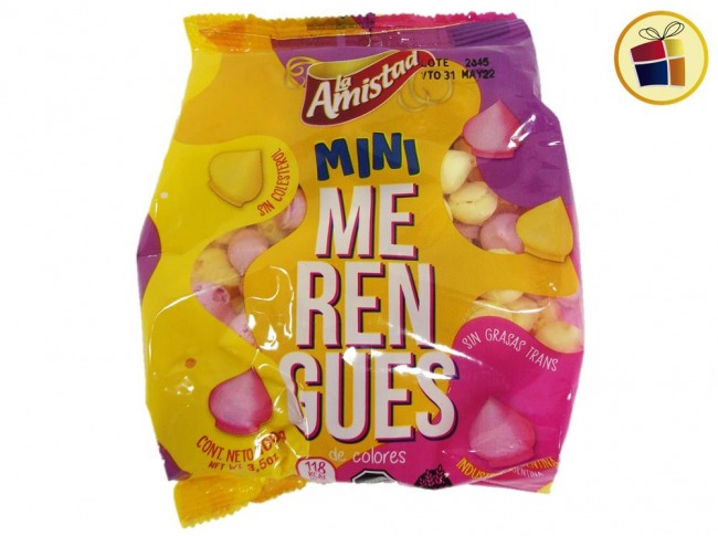 MERENGUE MINI COLOR X100GR (15255) LA AMISTAD 