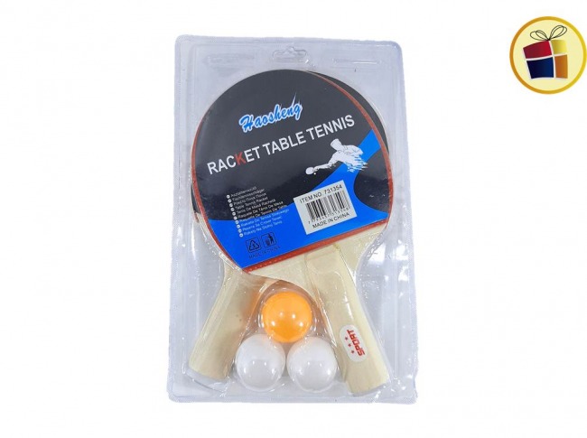 N23 SET PING PONG  2 PALETAS +3 PELOTAS CALPRO (731354/313548)