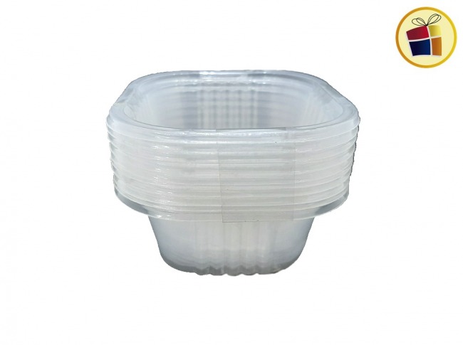 BANDEJA 101 X10 TRANSP MICROONDA (BP101S/855052) BANPLAST