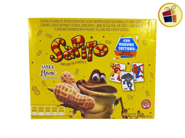 SAPITO CAJA RELLENO MANI X24 UND (27103) GOLOSO