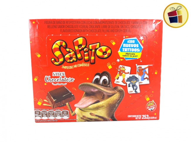 SAPITO CAJA CHOCOLATOSO X24 UND (29107) GOLOSO