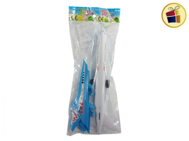 AVION  22X21CM CON LUZ EN BOLSA PUBLILED (692140/A200163)